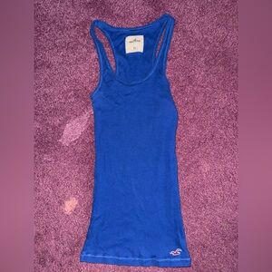 Vintage Hollister Cami Top Size XS Babydoll Bella Swan Y2K Fitted Coquette Blue